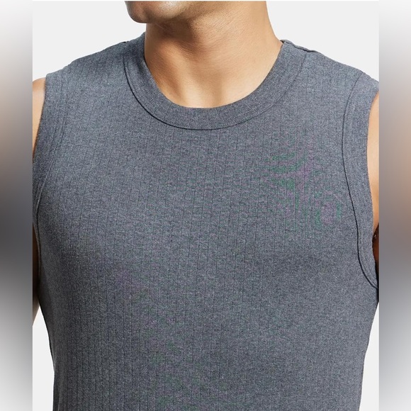 NWT Jockey Muscle Tank Top 100% Super Combed Cotton Ribbed Fabric Medium 95 cm - Picture 2 of 8